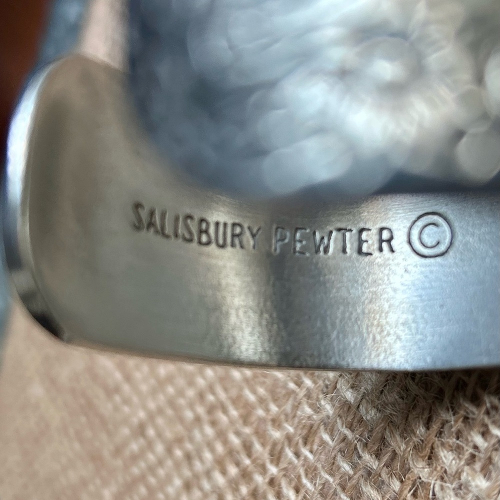 Salisbury Pewter Vintage Bracelet Flower of the Month March. Stunning! - Picture 5 of 7